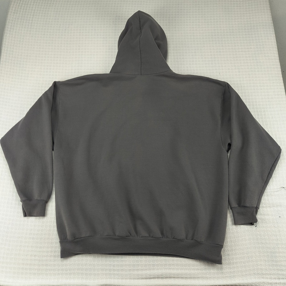 Hanes EcoSmart Snap-On Tools Hoodie Mens 3XL Charcoal Gray Neon Green Graphic - Picture 3 of 9